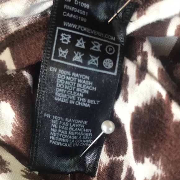 Whimsical tiger eye Forever 21 Dress - Picture 6 of 6
